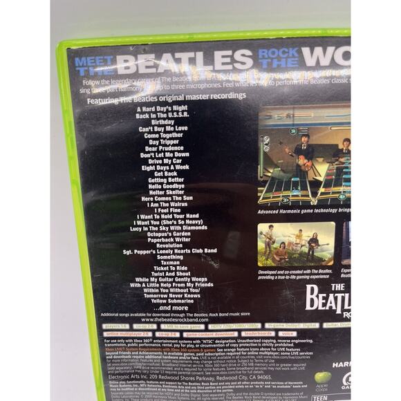 The Beatles Rock Band - XBOX 360 CIB Complete w/ Manual - TESTED - Picture 4 of 10